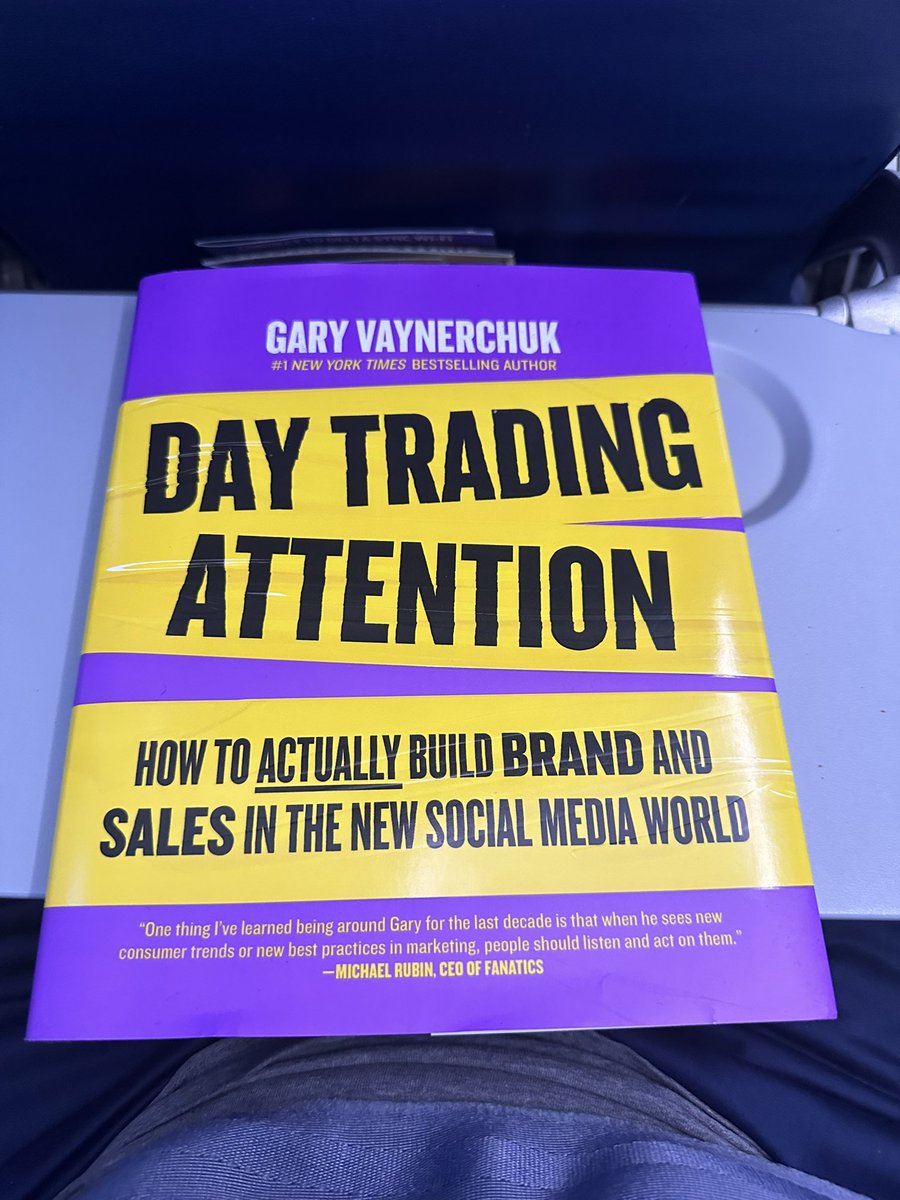 I’m looking forward to reading this on my flight. @garyvee wrote it, so you know it’s going to be good. Looking forward to a few days in New Orleans and speaking at the Louisiana Broadcasters Association Annual Convention.