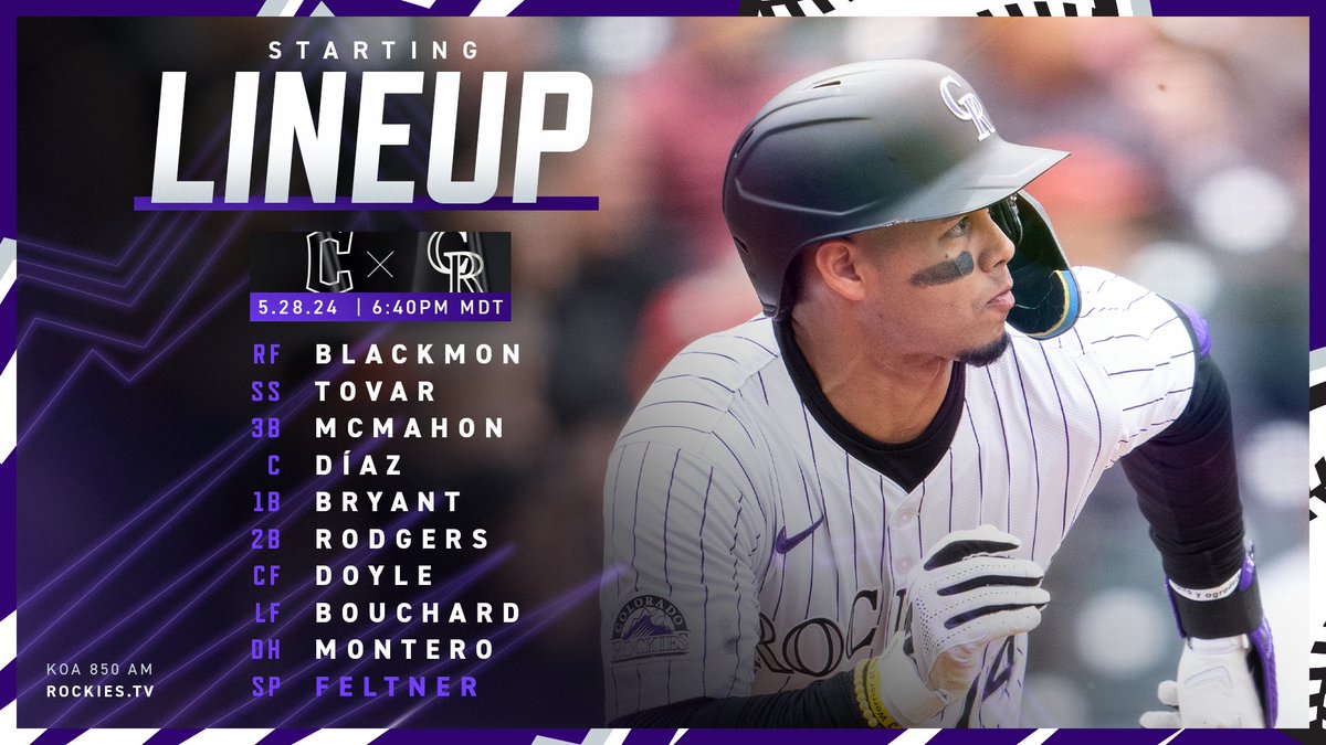 Tonight's starters vs the Guardians ⬇️