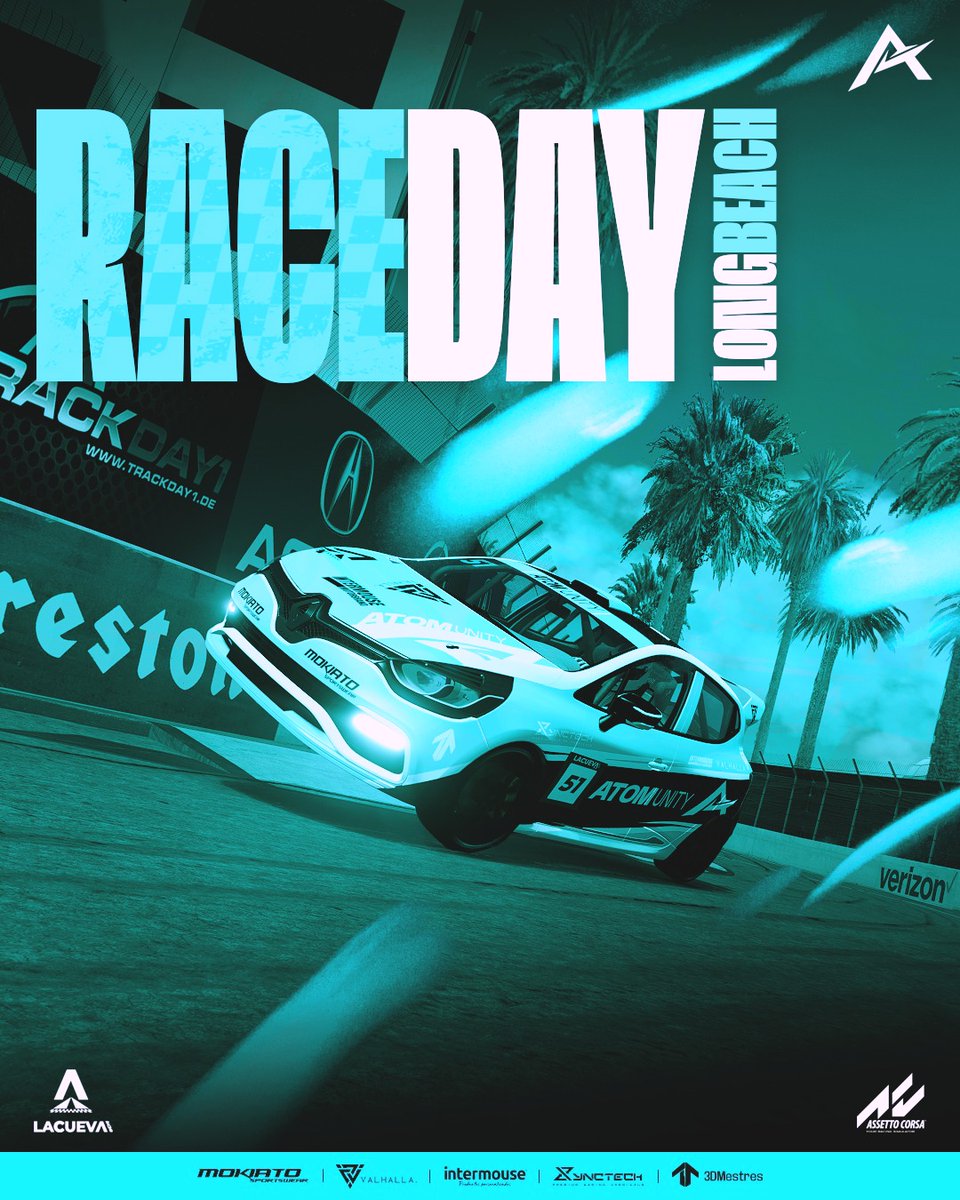 #AssettoCorsa | 𝐑𝐀𝐂𝐄𝐃𝐀𝐘

🏆| <a href="/lacueva_racing/">LaCueva racing</a> 
🏁| Clio Cup / 3ra carrera
⏰| Long Beach
⏱️| 18:30h
📺| Twitch/lacuevaracing

👨‍✈️ 𝐏𝐈𝐋𝐎𝐓𝐎𝐒
<a href="/PlayerFMM/">𝗖𝗵𝗿𝗶𝘀𝘁𝗶𝗮𝗻 '𝗘𝗙𝗘𝗘𝗠𝗘!'</a>
<a href="/ShiiNeof/">Alex</a>

𝗦𝗣𝗢𝗡𝗦𝗢𝗥𝗦;
<a href="/IntermouseProm/">Intermouse</a>, <a href="/Valhallaeclub/">Valhalla</a> &amp; <a href="/3dmestres/">Tu Tienda de Impresión 3D</a>

#UnitySoul