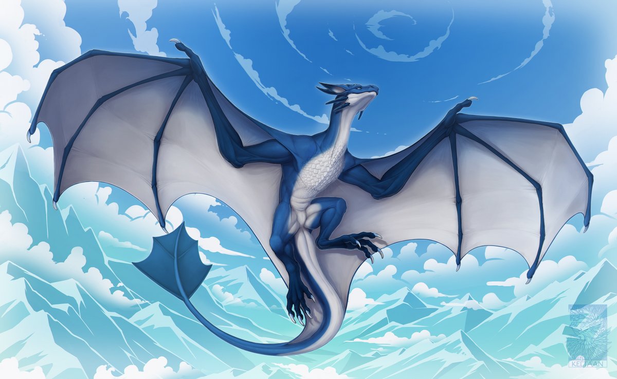 Born for the sky

Beautiful blue wyvern. It was a pleasure to paint him. I hope you like him 💙

Art for Korvyn (FA)