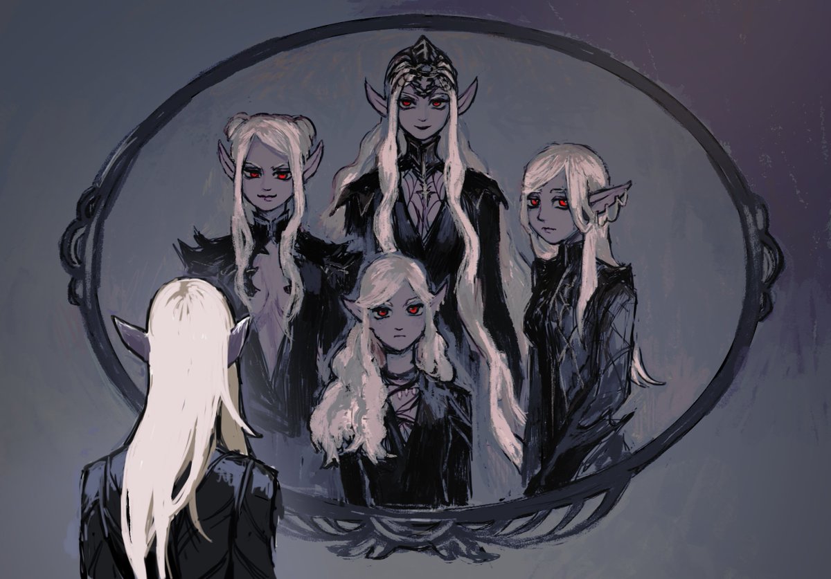 snoozaga's tweet photo. Drizzt fanart I made last week only neglected to upload here  U.U #dnd https://t.co/M2KitkF1k6