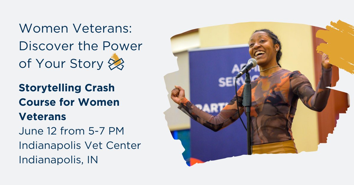 Join us on Women's Veterans Day for a 2-hour Storytelling workshop. You'll reflect on personal experiences, identify compelling narratives, & learn storytelling techniques alongside fellow women veterans. Come find your voice & share your truth: Apply at: asapasap.org/event/storytel…