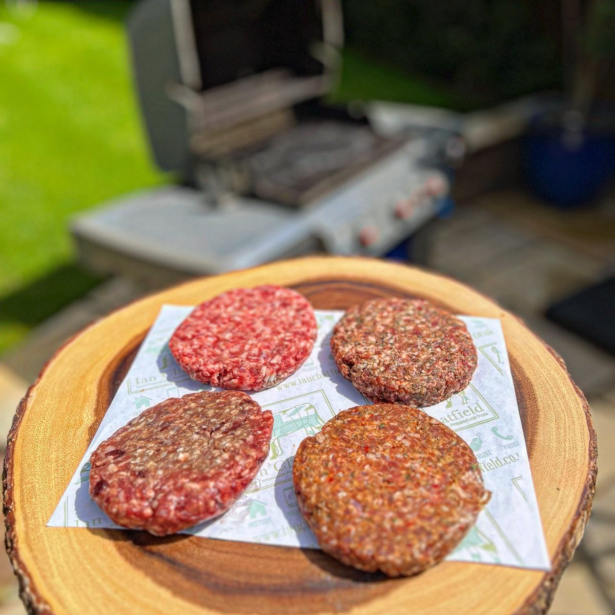 IanChatfield's tweet photo. Elevate your BBQ game with our mouth-watering handmade burgers! ☀️🍔
Choose from 4 delectable varieties: Beef, Lamb, Venison and Italian. 😋 Order now at https://t.co/KIA9W82Kb7 for next day delivery across the UK. 🛒✨
#bbq #barbeque #grill #grilling #weekendbbq #midweekbbq #burger #burgers #beefburger #lamburger #italianburger #venisonburger #burgerlover #burgerporn #burgertime #burgerlife #burgerorder #handmadeburger #burgerheaven #handmade #meat #meatonline #meatdelivery #meatbox #meatman #meatshop #butcher #ianchatfield #mastersofmeat #tonbridge