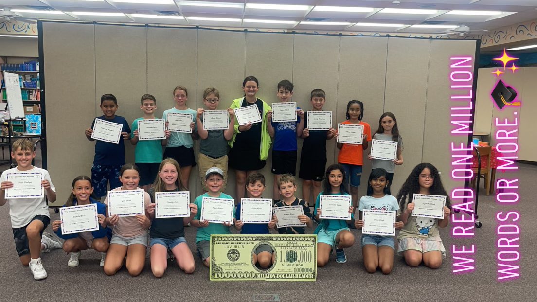 Gateway_Gators's tweet image. #GatewayGators🐊 Congratulations 🎉 to the Millionaire 📚Readers here at Gateway. Thank you PTO  for supplying the food for our scholars. We truly appreciate all that the administration team &amp;amp; educators have done this year to help our scholars be successful!#avid #LeeSchools