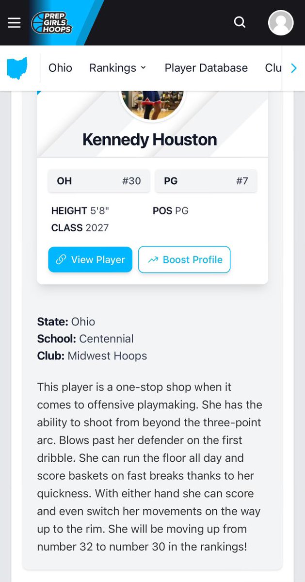Thank you <a href="/PrepGirlsHoops/">Prep Girls Hoops 🏀</a> for the write up and move up in rankings.