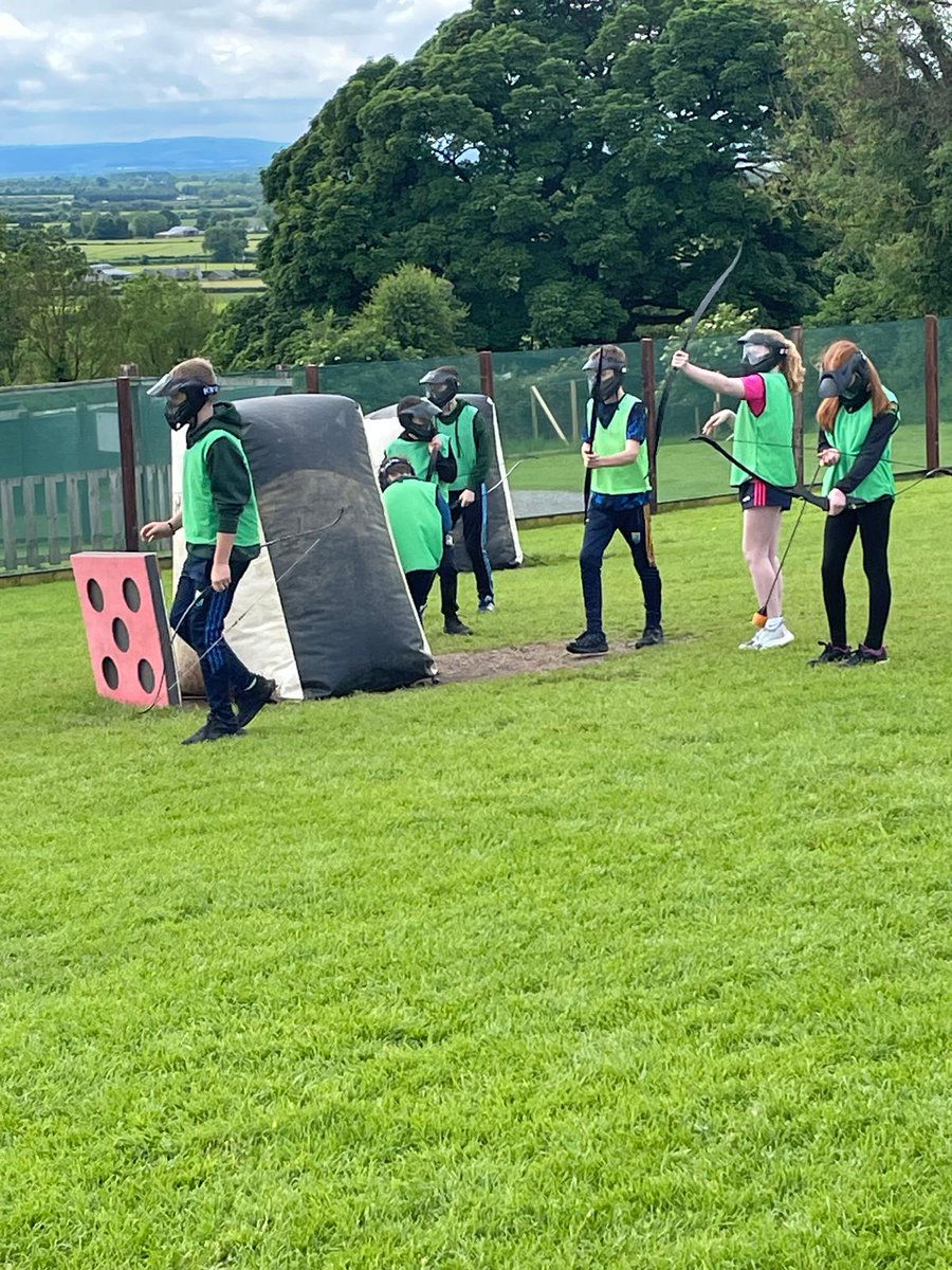 clonmacnoisns's tweet image. 3rd-6th had a great day on their tour today in Redhills Adventure in Kildare.