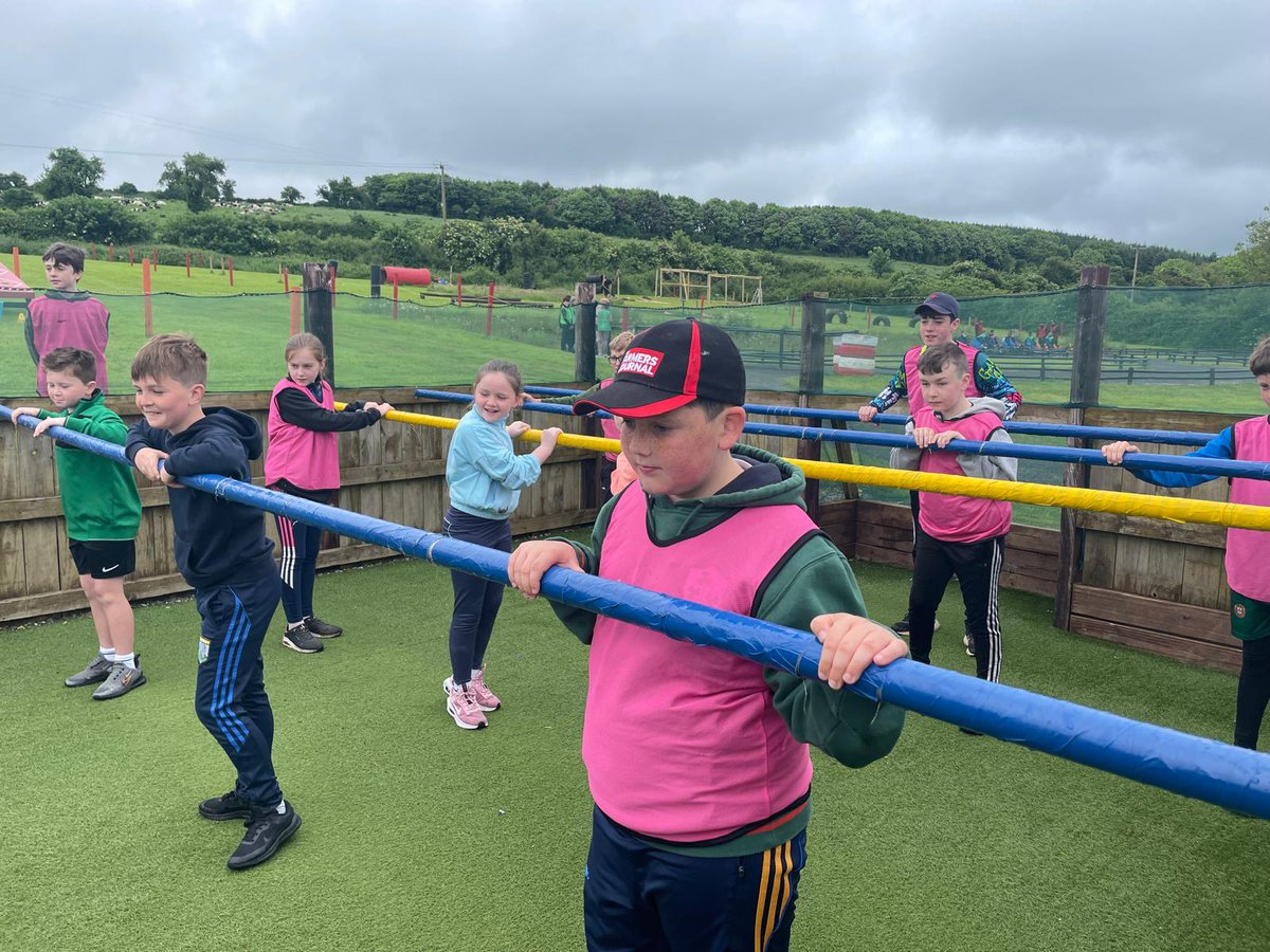 clonmacnoisns's tweet image. 3rd-6th had a great day on their tour today in Redhills Adventure in Kildare.
