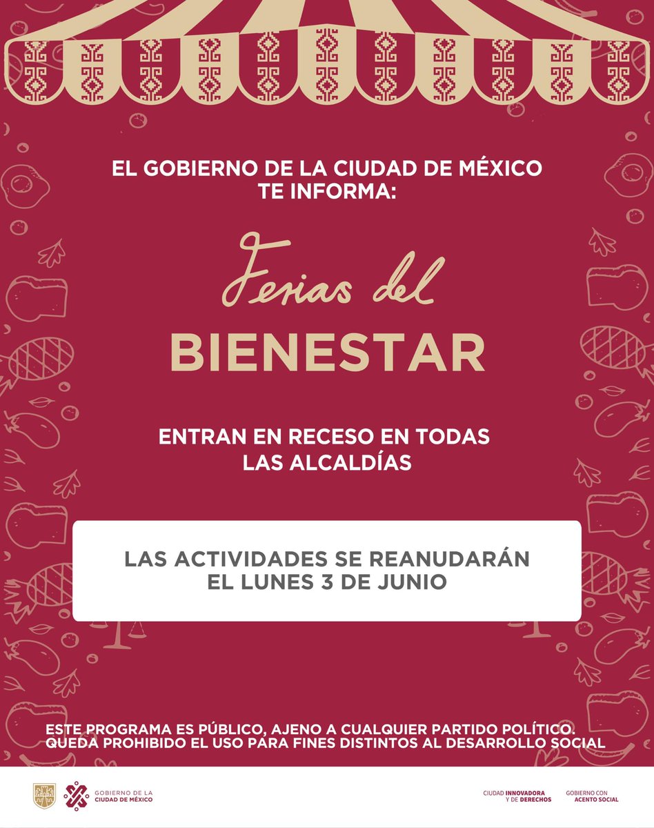 ComuXoch's tweet image. Recuerden Vecinos que pueden consultar las Fechas de las Ferias del Bienestar en nuestro #BoletínInformativo.

Consulta y comparte:

drive.google.com/file/d/1U2u_Ib…