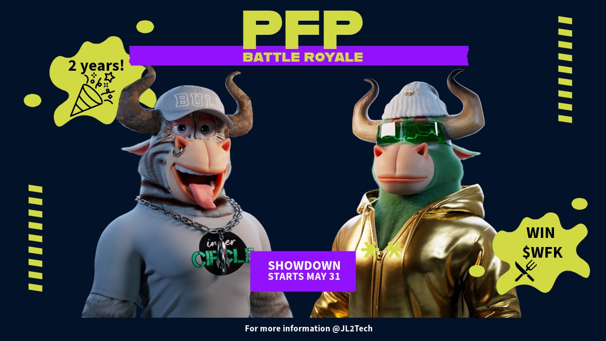 🚨 ATTN: BAPSTERS 🚨

Contest Alert  

Who's got that PFP fire ?  

Who want's to win $WFK ?   

As a holder appreciation event to celebrate our 2 year anniversary.  ATOD is hosting a PFP battle royal.   If you have that heat and you wanna eat.   Please reach out to <a href="/JL2Tech/">JL2Tech</a>  to