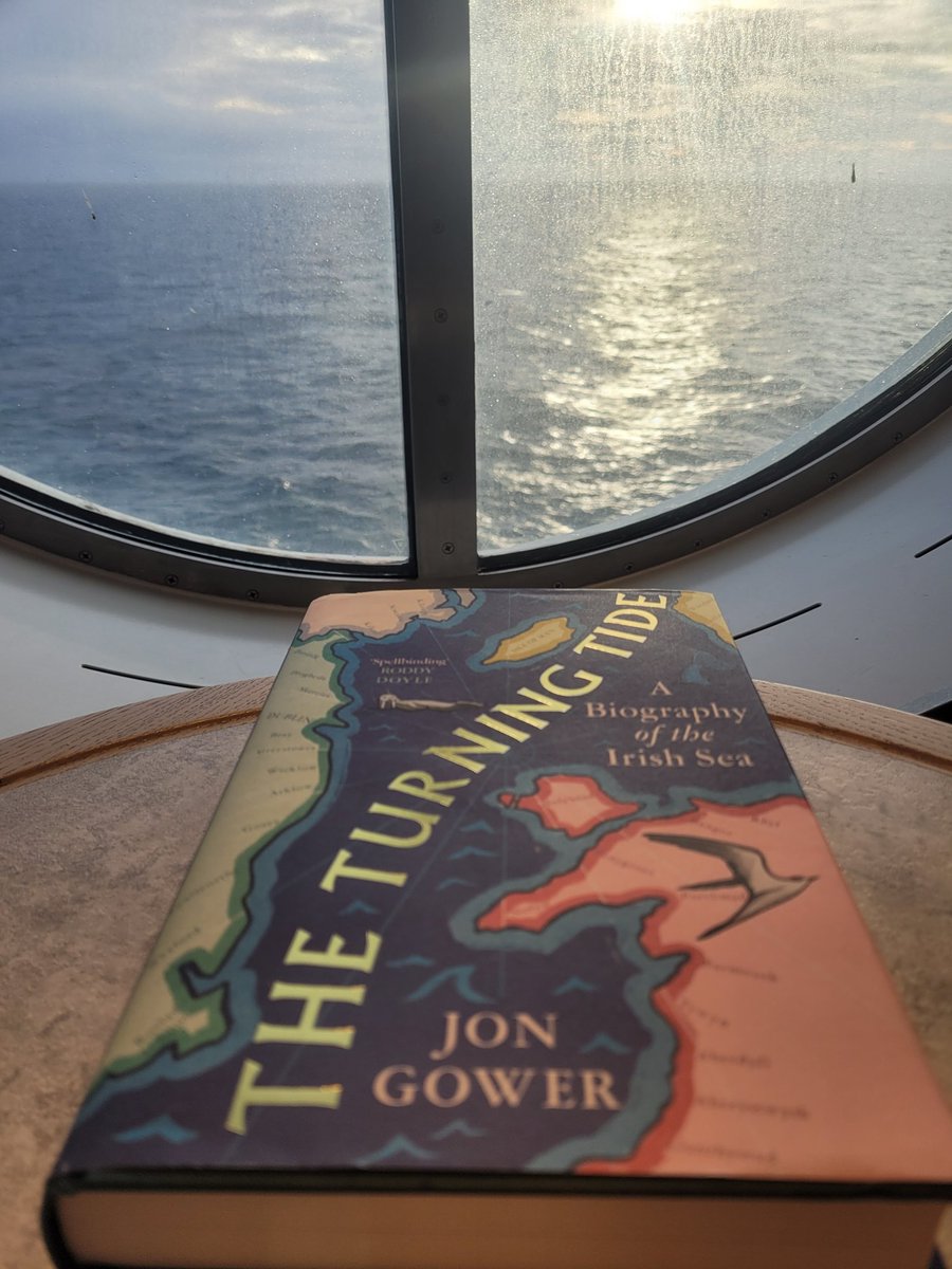 Perfect book for overnight Rosslare to Cherbourg ferry. Having been a priest in Holyhead, (where day off was often spent in Dublin), then Pwllheli on Llŷn Peninsula, now exploring coastal counties of Munster, the Irish Sea always provides inspiration and solace. Diolch @JonGower1