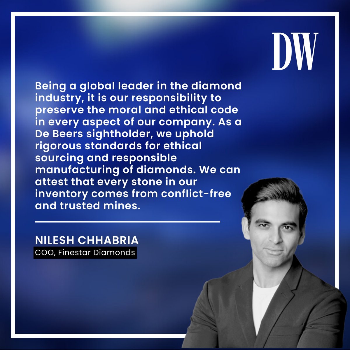 DiamondWorldNet's tweet photo. Fine star Diamonds thrives amid industry upheaval by emphasizing responsible sourcing of ethically mined, conflict-free stones and adopting cutting-edge technology. 

Read full article in the magazine
https://t.co/GVHH7Ap4ZF

#DiamondWorld #DWMagazine #FutureOfDiamonds https://t.co/X4Th3AZFkw