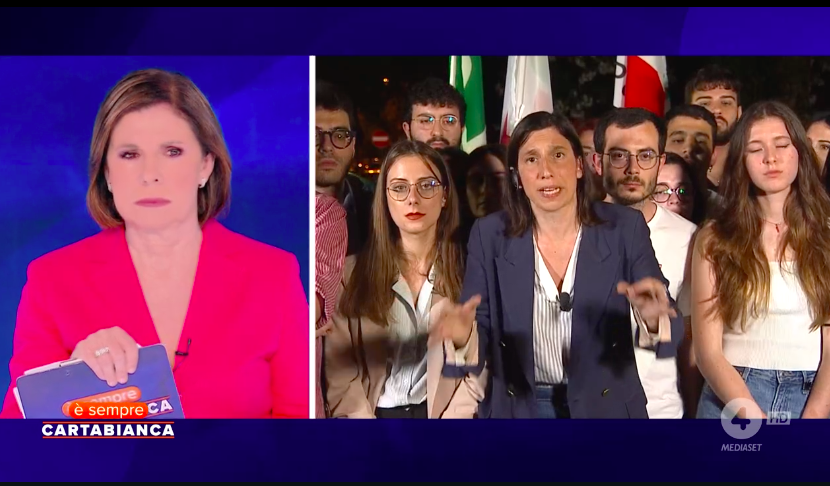 #Schlein: 'Meloni deve uscire dal palazzo, stare tra le persone, smetterla di calpestare la dignità di oltre tre milioni di italiani che sono poveri anche se lavorano. Va approvato il salario minimo e bisogna occuparsi della sanità pubblica'.

#ÈsempreCartabianca