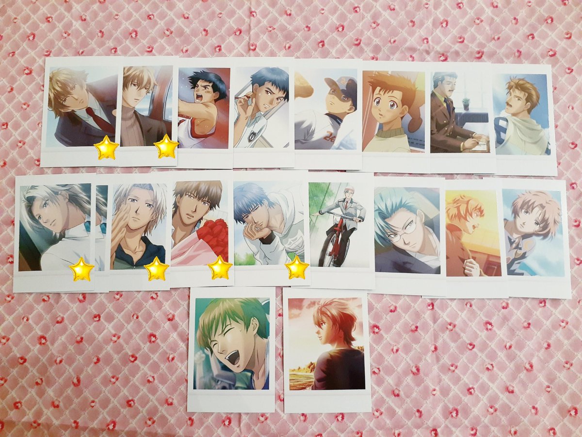 cherrcherry1717's tweet photo. 【交換】ときメモGS オンショ ブロマイド カード

譲➡⭐︎葉月·鈴鹿·日比谷·天之橋⭐︎佐伯⭐︎志波·氷上·天地·赤城·古森⭐︎琥一·不二山·紺野⭐︎設楽·春日·大迫·平⭐︎風間⭐︎七ツ森⭐︎柊⭐︎氷室·空也·巴

求➡⭐︎姫条⭐︎氷室·針谷⭐︎若王子⭐︎琉夏⭐︎新名·藍沢·御影

ALTご参照ください。 https://t.co/McCWT1ySy6