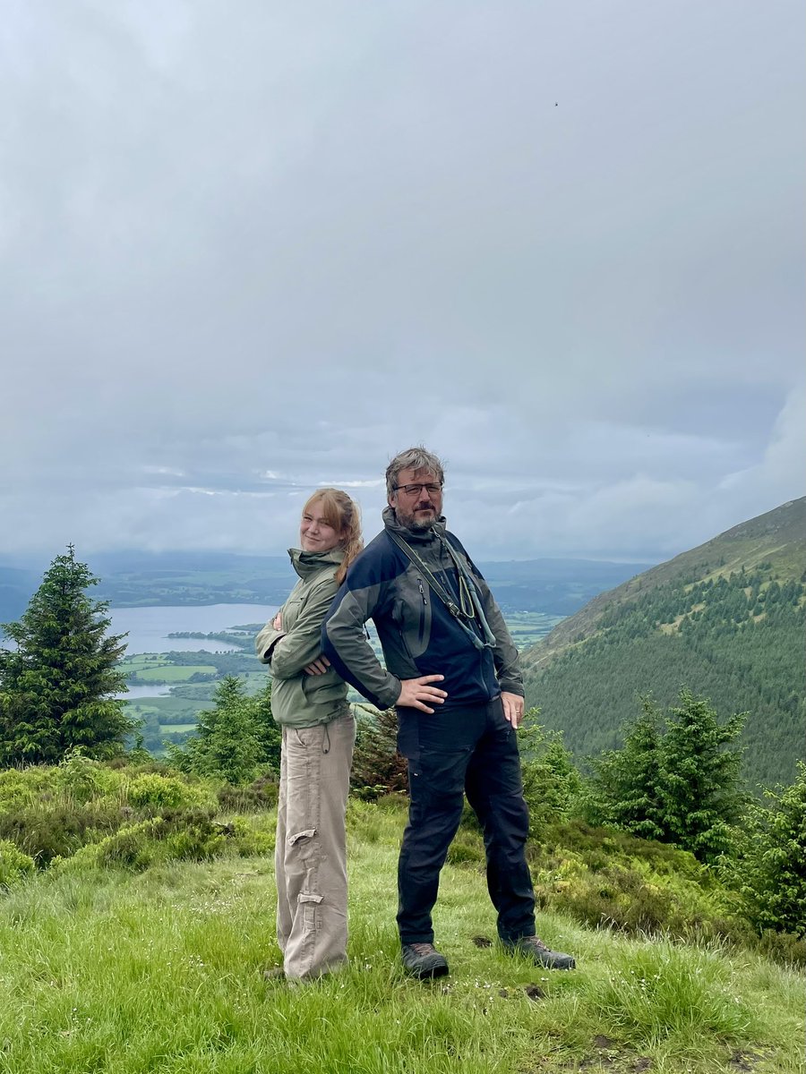 Mark_A_Eaton's tweet image. Photo shoot with my daughter Megan, who has been telling me about #gorpcore - the fashion trend for wearing outdoor gear. So I’m accidentally trendy, for the first time in about 30 years