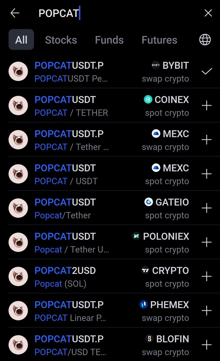 Anyone noticed $popcat just recieved it's logo on @tradingview ? Now let's POP to billions