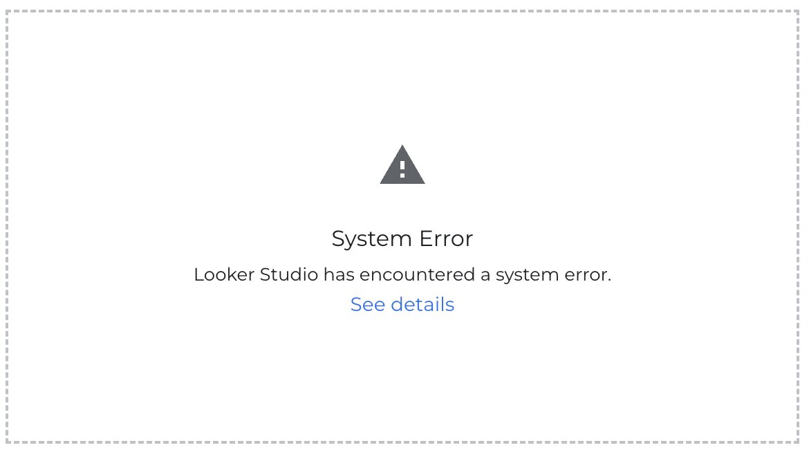 #LookerStudio - Community / Partner connectors are down right now

issuetracker.google.com/issues/3432291…
