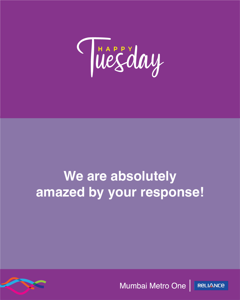 A huge thank you to all for participating. The first 75 correct entries have already been rewarded, and the 75 winners chosen by draw will soon receive their prizes. Keep following us and win every Tuesday.

#Contestalert #winprizes #HappyTuesday #congratulations #mumbaimetro