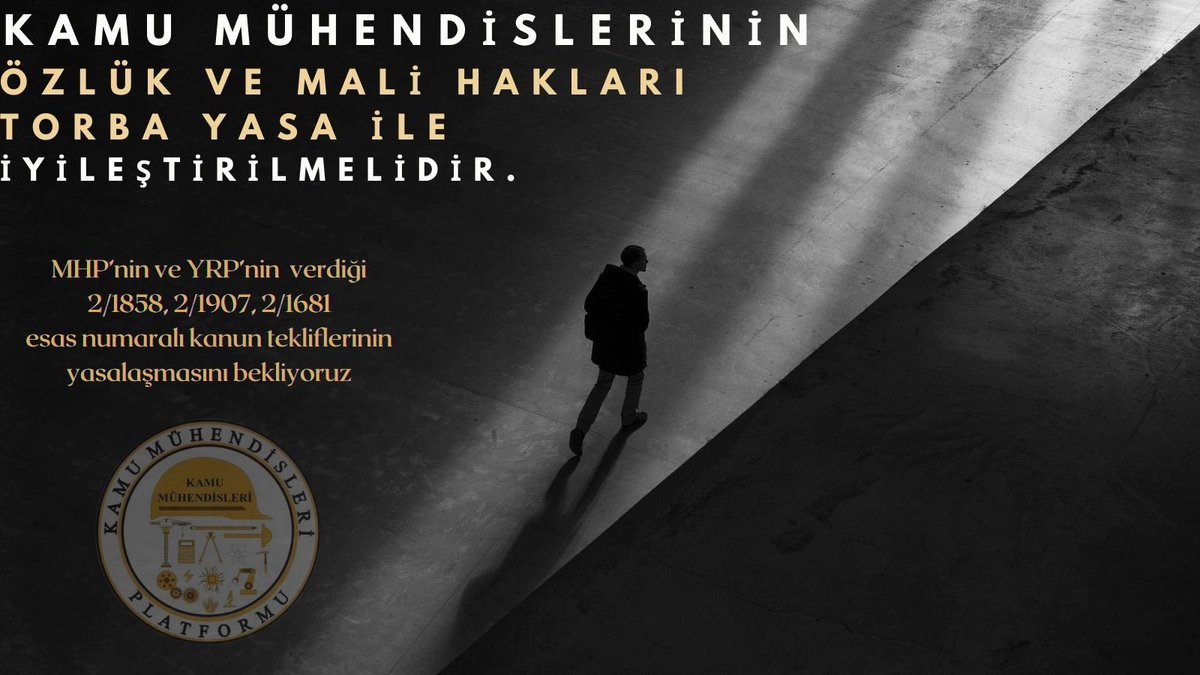 <a href="/ulasskarasu/">Ulaş Karasu</a> <a href="/kaMUhendisleri/">Kamu Mühendisleri Platformu</a> <a href="/eczozgurozel/">Özgür Özel</a> KAMU MÜHENDİSLERİ aldıkları sorumluluğun ve yaptığı dev projelerin yani emeğinin karşılığını talep ediyor.

Dengimiz mesleklerin neredeyse yarısına çalışır hale geldik. Kamuda maaş dengesi bozuldu.

#kamuhendisiadalet