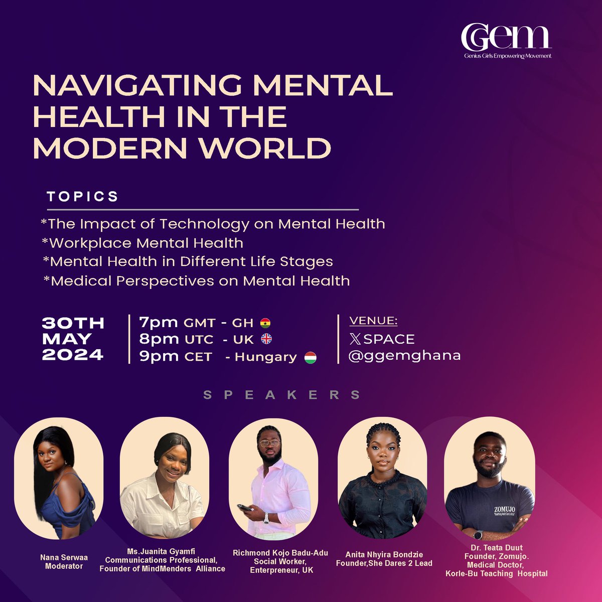 ggemghana's tweet image. Mental Health Awareness month has been observed in May in the US since 1949 and in the UK, since 2001. Are there stages to which one can have any mental illness? Does technology help or destroy or actually lead people there? Do we have drugs to curb the issue if not eradicate it