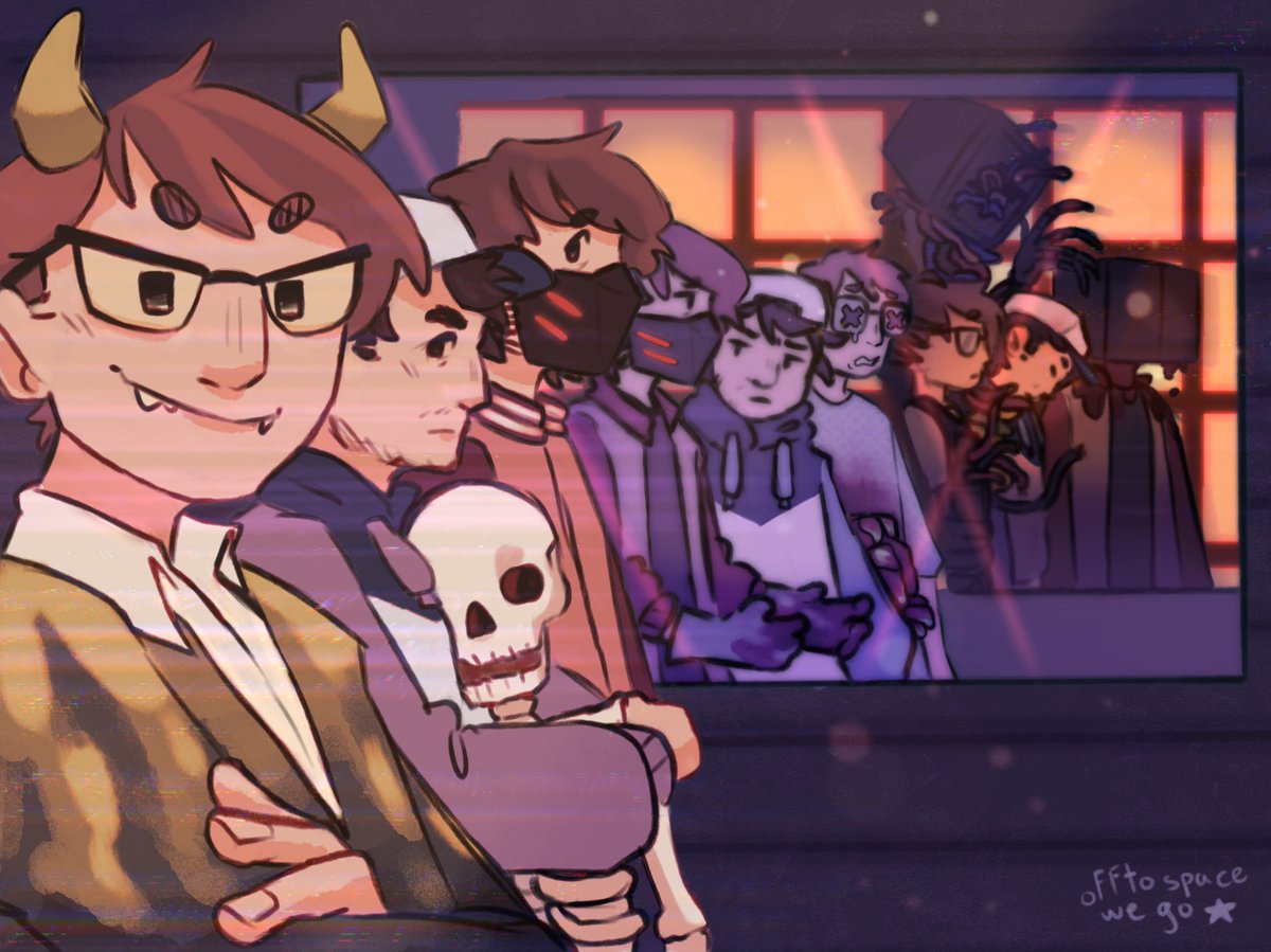 offtospacewego's tweet photo. WOO HAPPY #1YEAROFGENLOSS :D 
#generationlossfanart #genlossfanart #ranboofanart #slimeciclefanart #sneegfanart https://t.co/sOJ3Z8FiPD