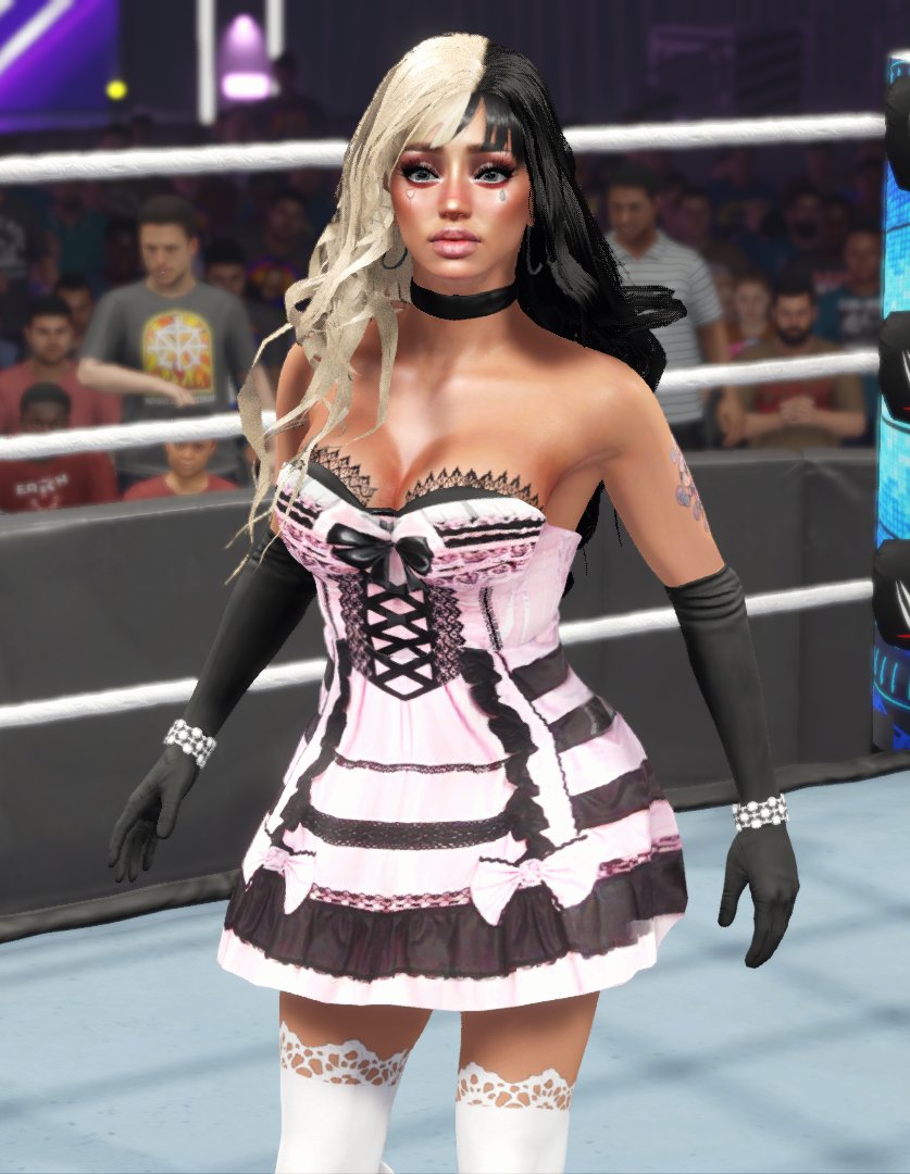 eve_heron's tweet image. Yesterday's look for the @HOFCAW ! 🩷🖤

🔗youtu.be/mz4BEEDki04?si…

#WWE2K24