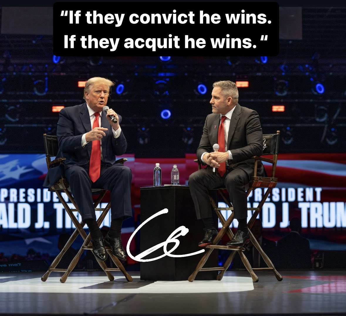 Either way he wins… If they convict he wins & if they acquit he wins. Dem & their thugs have gone too far and America knows it. @realDonaldTrump