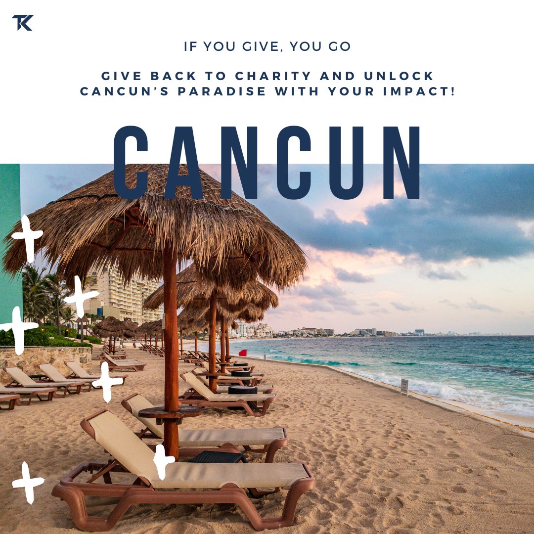 TheKallective's tweet photo. 🌴✨ Ready to escape to the beautiful beaches of Cancun? Purchase our Give &amp; Go Token Bundle, and you can be relaxing in paradise. Don't miss out on this chance to give back and go places! 🌊☀️

#IfYouGiveYouGo #GiveAndGo #TravelWithPurpose #CancunGetaway #TheKallective https://t.co/a8M3XU4BGF