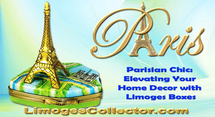 LimogesBox's tweet photo. Parisian Chic: Elevating Your Décor with Limoges Boxes ~ See how French porcelain Limoges boxes can elevate your Paris-themed home décor. https://t.co/1xRH2ORd9p #Limoges #LimogesFrance #LimogesFranceporcelain #LimogesPorcelain #LimogesBox #LimogesBoxes #parishomedecor https://t.co/V5ArUQNSTp