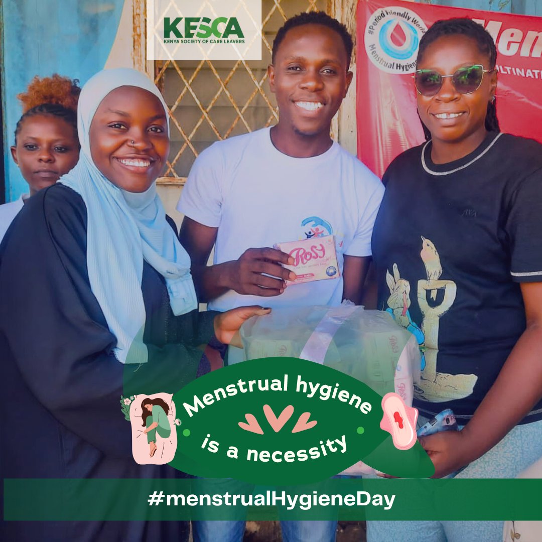 Let's work together to ensure everyone can manage their menstruation with dignity, free from shame and stigma. #periodfriendlyworld

Empowerment starts with awareness! 💪❤️ 
#MenstrualHygieneDay #KESCA #CareLeavers #MenstrualHealth