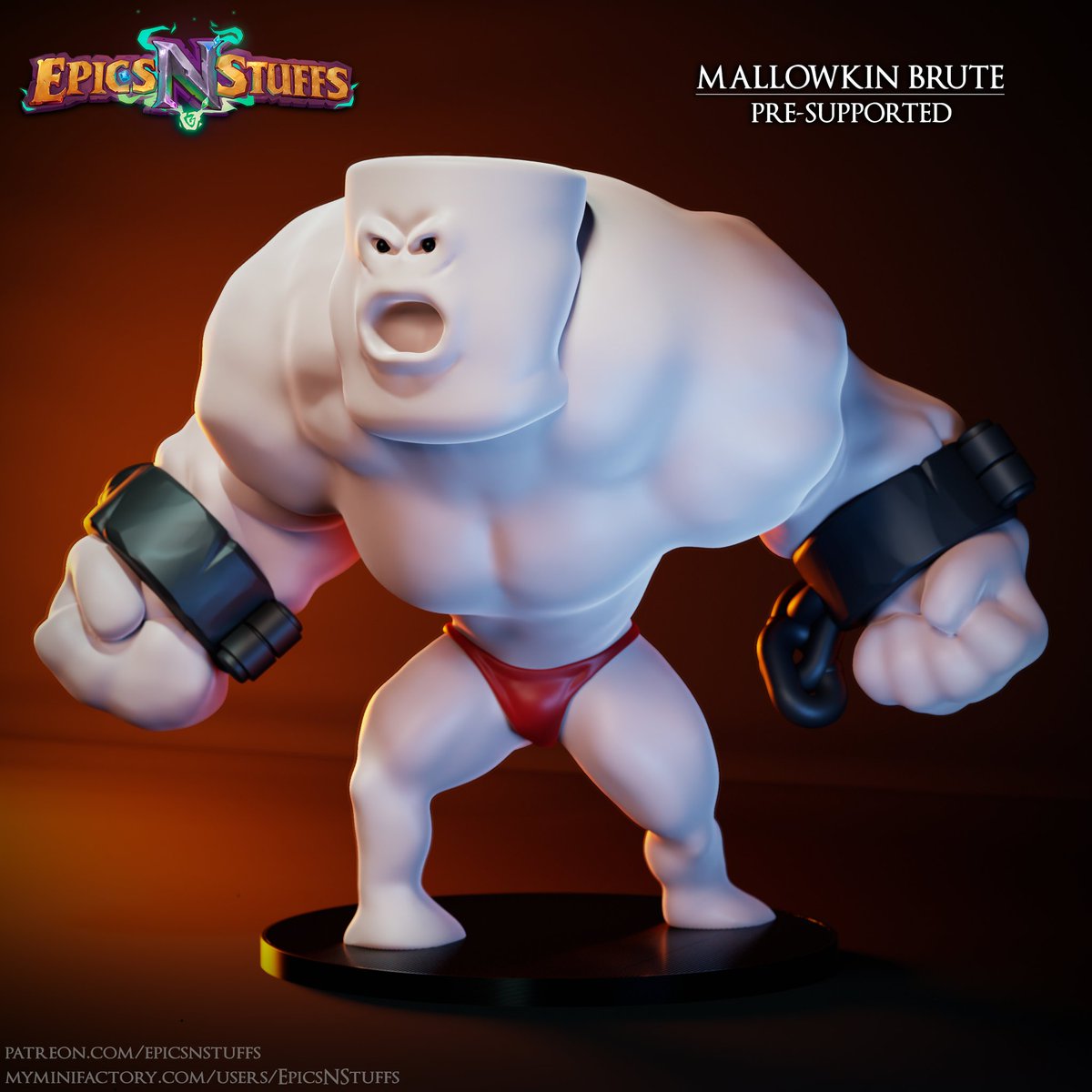 EpicsNStuffs's tweet photo. Definitely don't skip leg day... Mallowkin Campaign is now live-
https://t.co/10858O44CT
#DnDminiatures #TabletopMiniatures #PaintedMiniatures #MiniaturePainting #TTRPGMiniatures #MiniatureCollector #MiniatureGaming #MiniatureHobby #Miniature #MiniatureArt #FantasyMiniatures https://t.co/e7ttDKqxjr