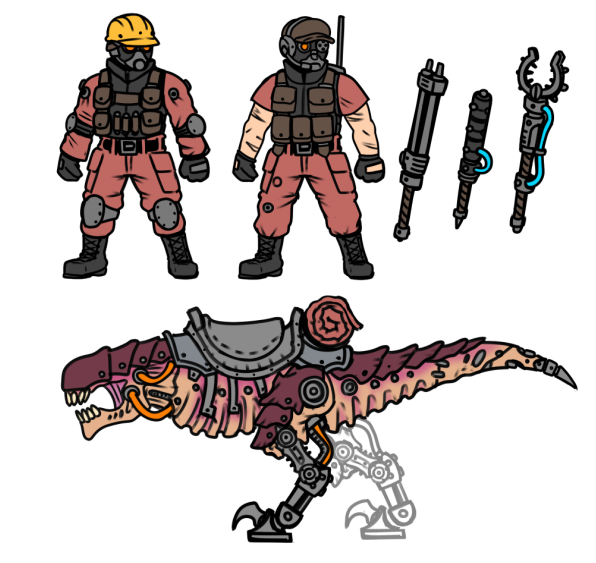 Kabooski01's tweet photo. Lots of concept artwork I've made recently for The Maker's Cult. https://t.co/nbOc2bcJwP