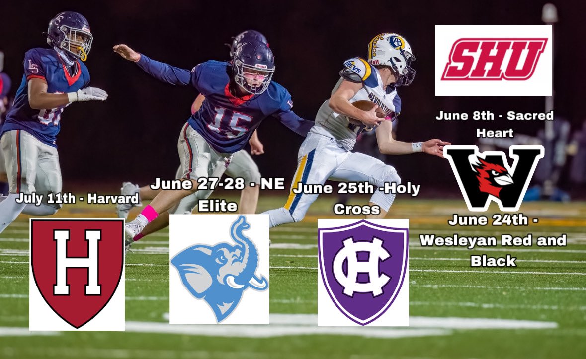 My Summer camp/ showcase schedule! Looking forward to competing this offseason! <a href="/LSfootballtweet/">LS Football</a> <a href="/CoachJMcKay/">Justin McKay</a> <a href="/gud_performance/">Güd Performance</a>