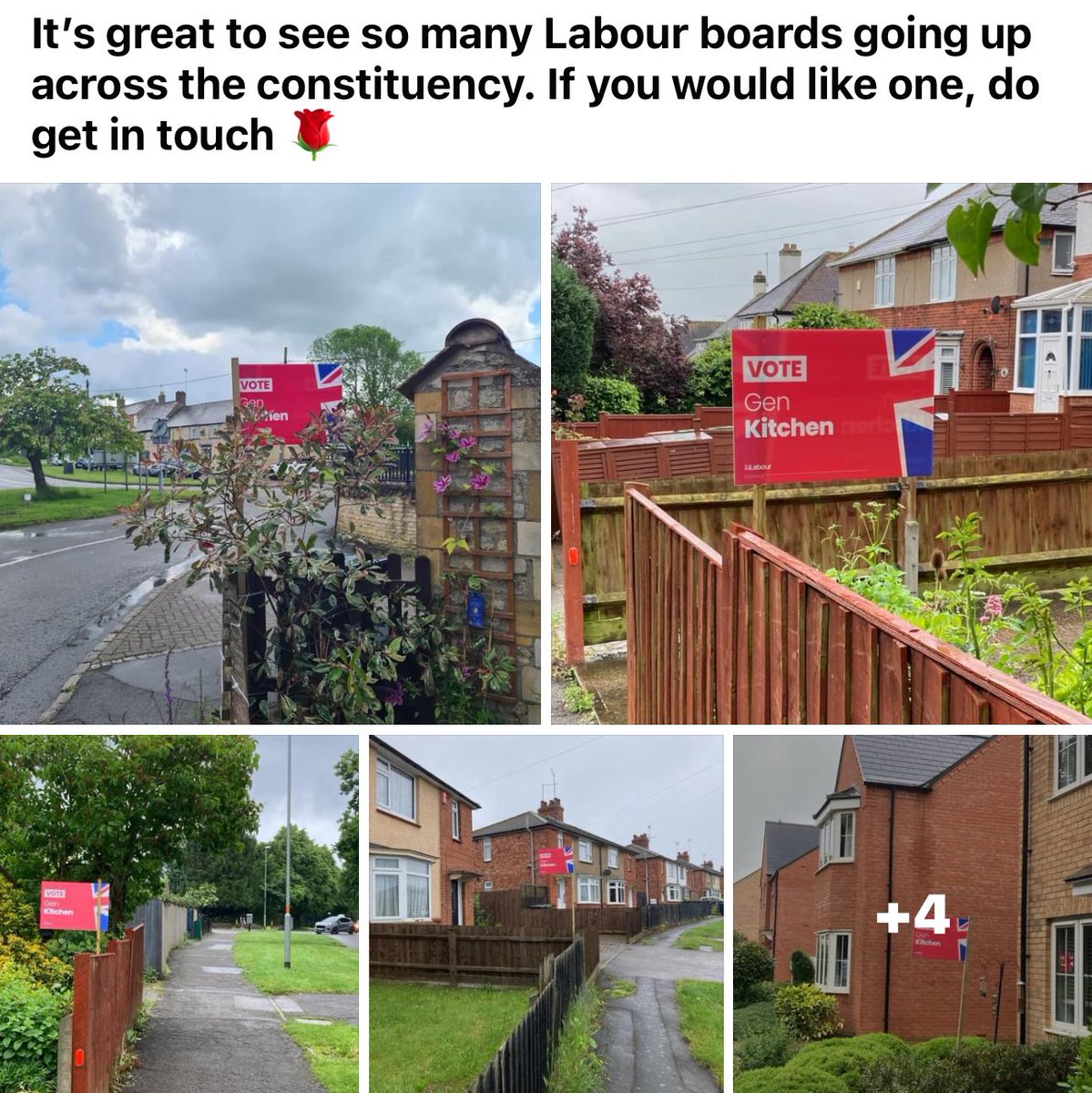 If you’d like a @UKLabour and @Gen_Kitchen_WR board or poster for your garden, fence, wall or window, please get in touch.

We’ve had a really strong response so far and we’d love to say we need to reorder!