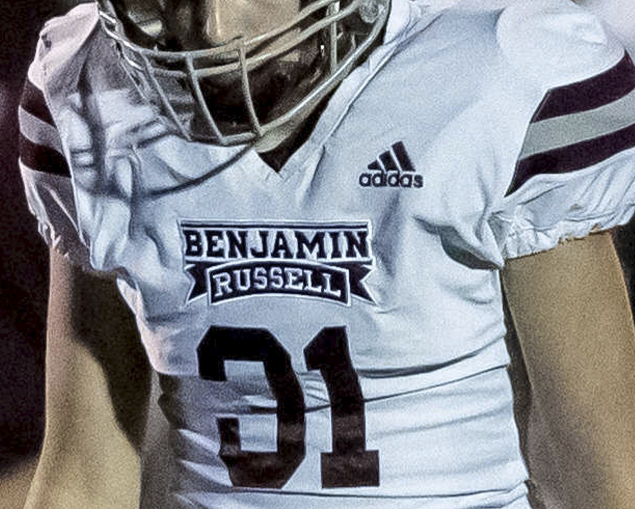 Benjamin Russell High School (AL): "We need football unis. Our school colors are maroon and white. What you got?"
Adidas: "I got you fam."