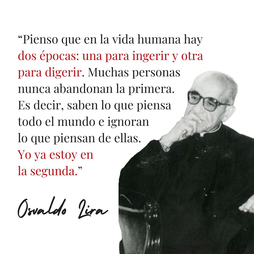 Este 2024 se cumplen 120 años del natalicio de Osvaldo Lira y en este post recordamos una de sus citas sobre la vida y la tarea filosófica.
Durante junio, los libros de las obras completas de Osvaldo Lira estarán con 20% de descuento solo en nuestra web. 
editorialtantomonta.cl/tienda