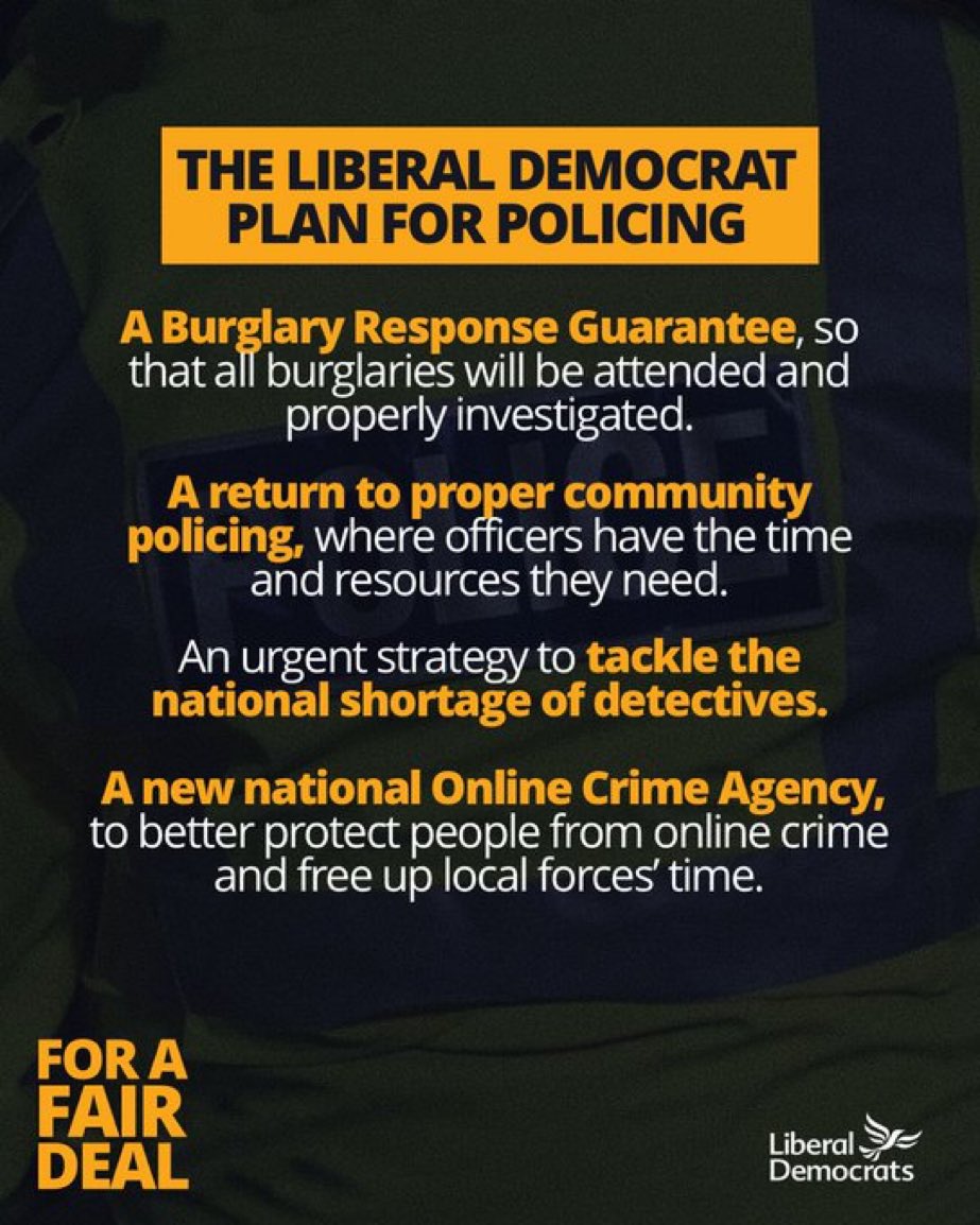 The @LibDems plan for policing 👇