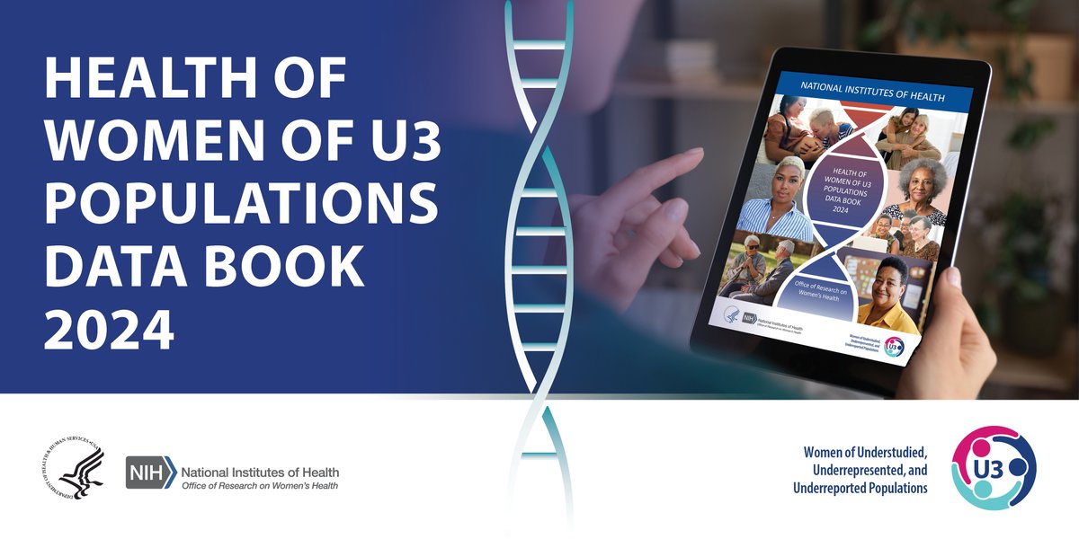 Dive into the complexities of healthcare disparities with the U3 Data Book. Developed by @NIH_ORWH, this resource highlights the impact of socially determined categories on health outcomes for women of understudied populations. Find it here: bit.ly/4bJe5dk