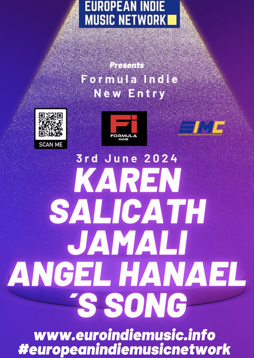 I am excited to share, my new album,Angel Hanaels Song, will be featured on Euroindie Music Network Radio, all of June 2024 worldwide  in the link euroindiemusic.info/formula-indie/

#newalbum #angels #radio  #karensalicathjamali #music #piano #news #europeanindiemusicnetwork