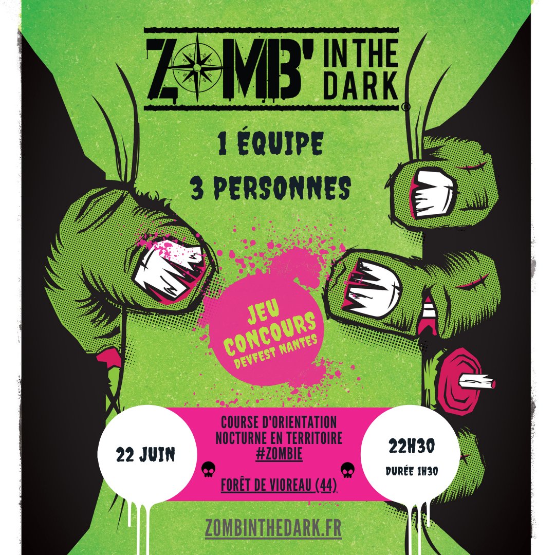 Devfest Nantes (@devfestnantes) on Twitter photo ALERTE JEU CONCOURS 👀
⚠️ Sur notre compte Instagram uniquement !
A gagner : 1 pass pour une équipe de 3 personnes à <a href="/zombinthedark/">Zomb'in The Dark</a> Nantes
Pour participer, rien de plus simple 👇
👉 RDV sur notre publication insta instagram.com/p/C7ho1a5qQMv/
Tout y est indiqué !
Bonne chance 🤞 ALERTE JEU CONCOURS 👀
⚠️ Sur notre compte Instagram uniquement !
A gagner : 1 pass pour une équipe de 3 personnes à <a href="/zombinthedark/">Zomb'in The Dark</a> Nantes
Pour participer, rien de plus simple 👇
👉 RDV sur notre publication insta instagram.com/p/C7ho1a5qQMv/
Tout y est indiqué !
Bonne chance 🤞