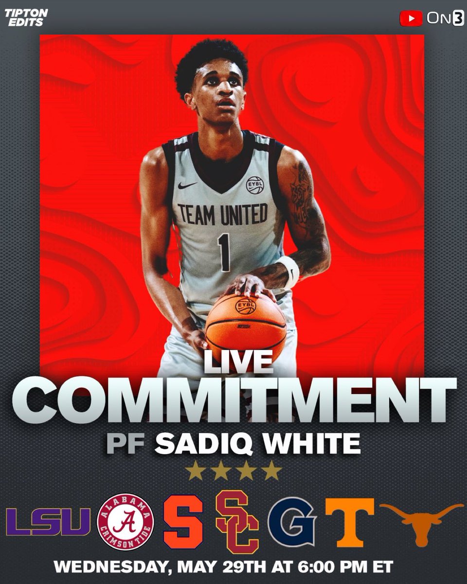 Syracuse priority target Sadiq White is announcing his commitment tommorow 

This came out of nowhere but I felt confident in where Syracuse stood 

I can’t understate how big of a start to the 2025 class this would be⭐️