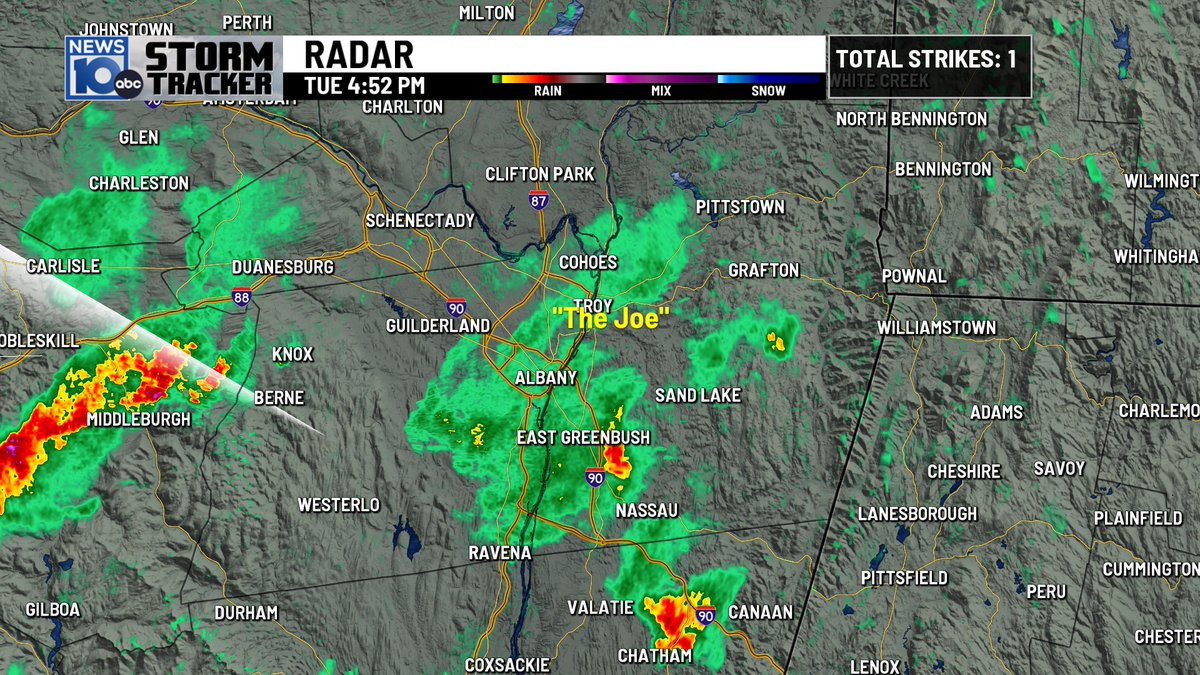Tri-City ValleyCats are Home ! For tonight's game...a good night-just a brief shower could hit during the game.