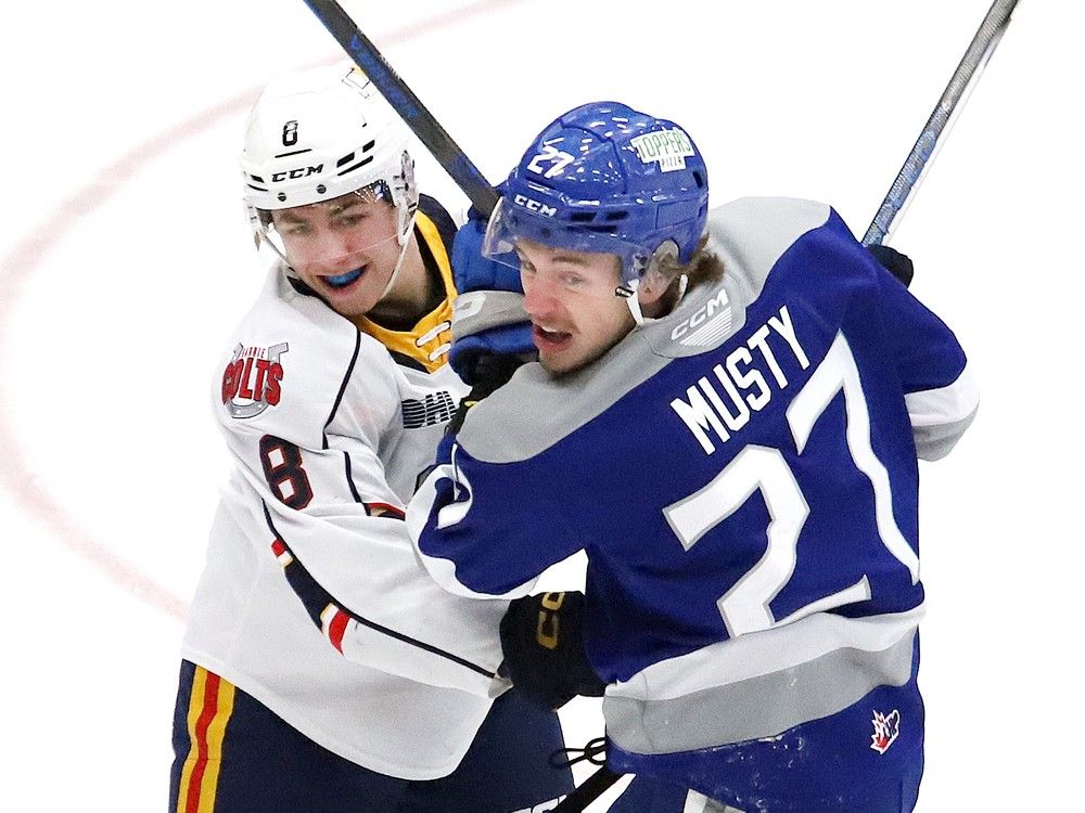 Trio of Sudbury Wolves named to #OHL all-star teams
Musty, Dvorsky on first team, Goyette on third: thesudburystar.com/sports/local-s…