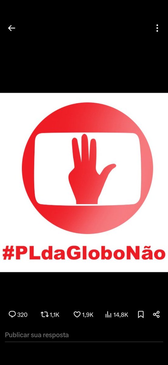 #PLdaGloboNao