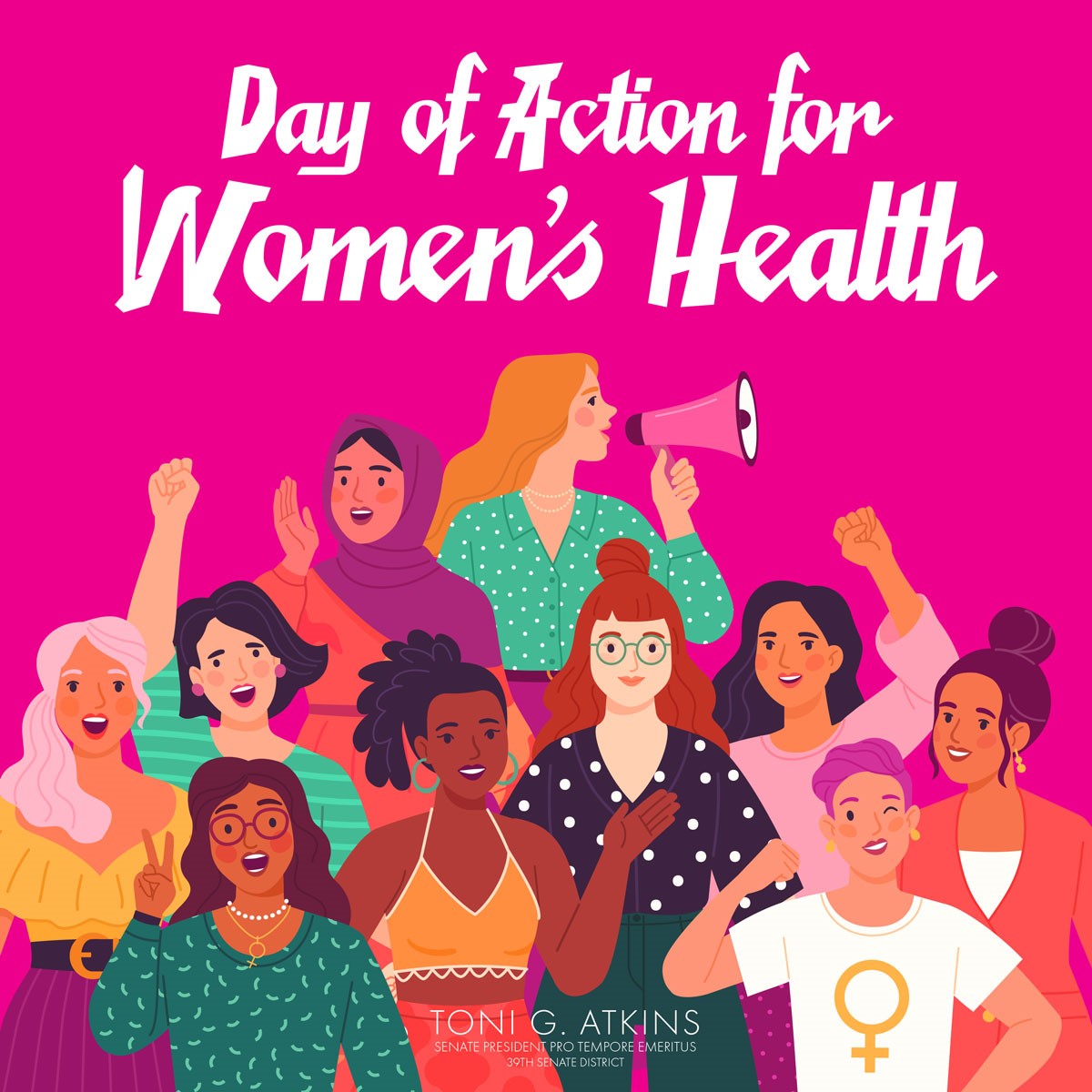 Today is International Day of Action for #WomensHealth. I’ve fought for women’s health – from #abortion rights to access to breast & cervical cancer care – for my entire career, but we must keep fighting to protect #ReproductiveRights & expand healthcare access for all women.