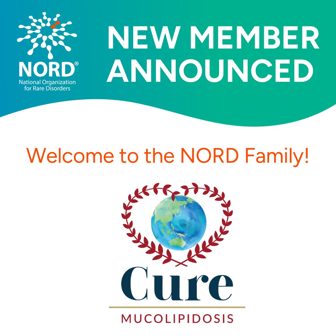 Welcome new NORD Member Organization, Cure Mucolipidosis, a global organization committed to the identification and treatment of #Mucolipidosis through education, advocacy, and research! Learn more about this organization and join their patient registry: curemucolipidosis.org