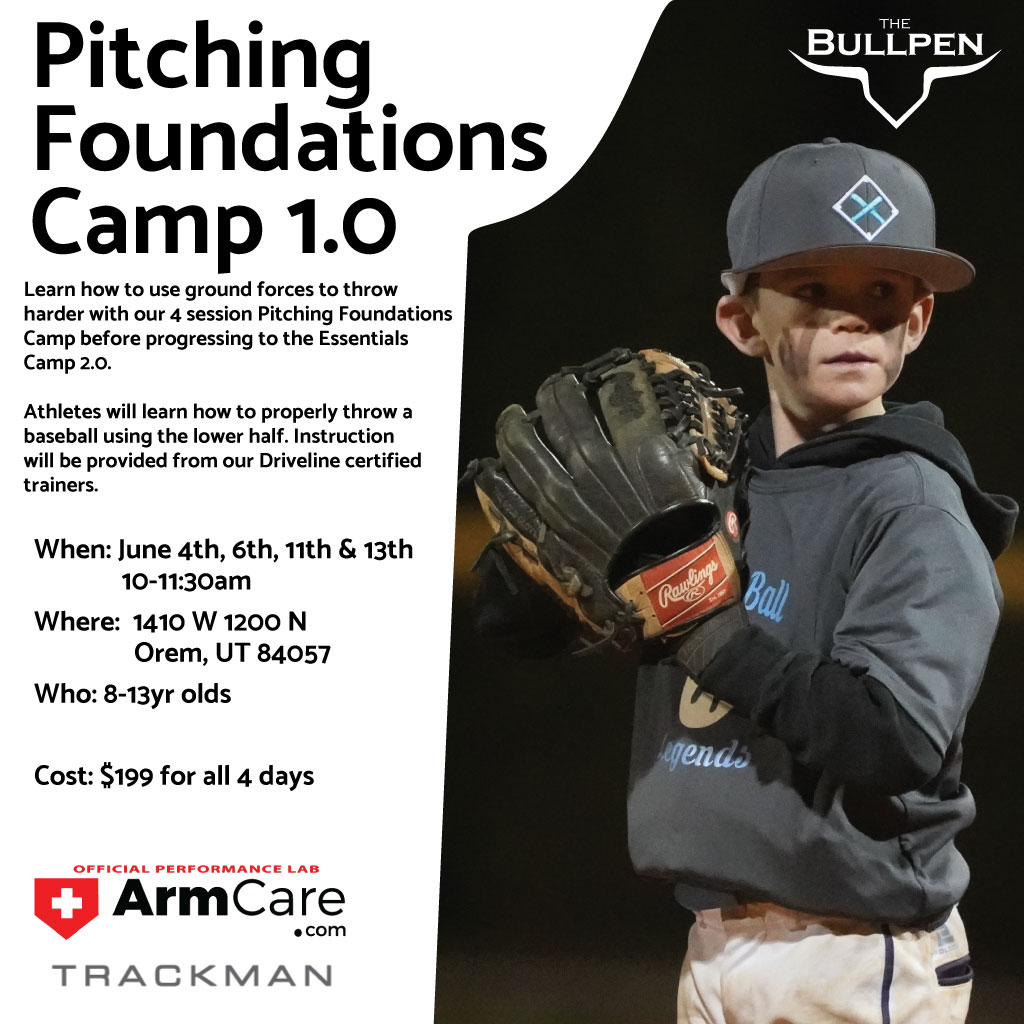 The Bullpen Utah (@thebullpenut) on Twitter photo One week until day 1 of our Pitching Foundations Camp. Learn how to use ground forces to add velo, efficiency and health to your pitching mechanics. Signup today at thebullpenut.com/pitching-found…
#pitching #armcare <a href="/ArmCarecom/">ArmCare.com</a> One week until day 1 of our Pitching Foundations Camp. Learn how to use ground forces to add velo, efficiency and health to your pitching mechanics. Signup today at thebullpenut.com/pitching-found…
#pitching #armcare <a href="/ArmCarecom/">ArmCare.com</a>