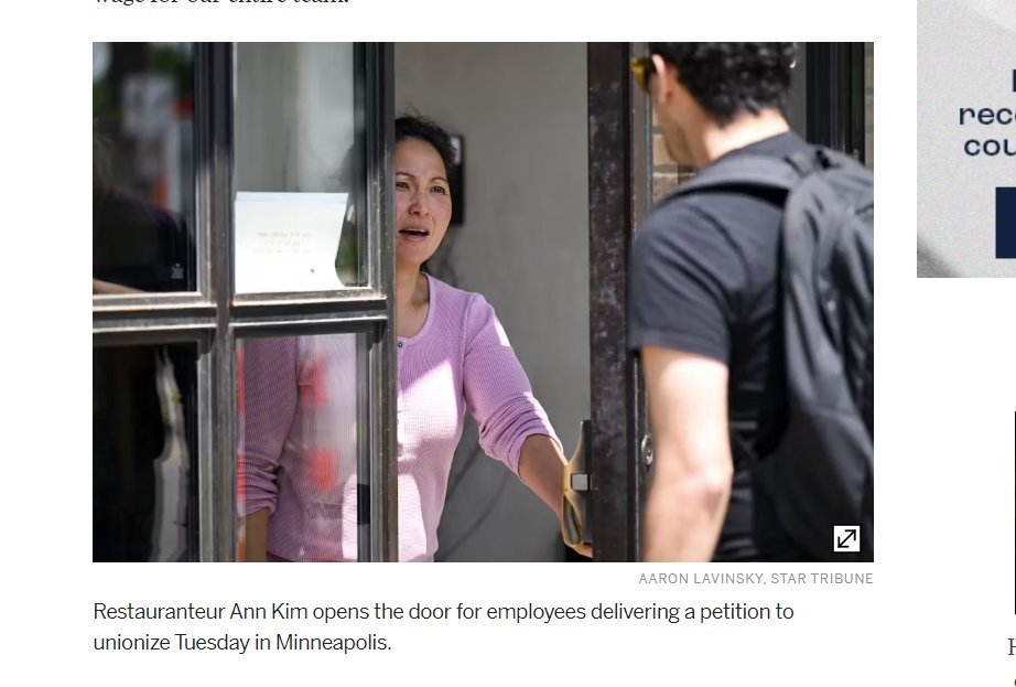Unite Here REALLY gave the Strib the scoop, this photo is wild: