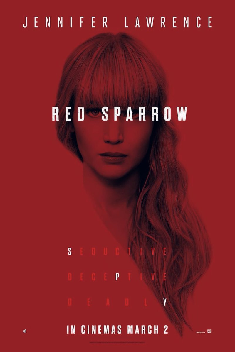 nowherefilms_'s tweet photo. • Red Sparrow (2018)
⭐️ 4/5 https://t.co/BTwyMseOjO