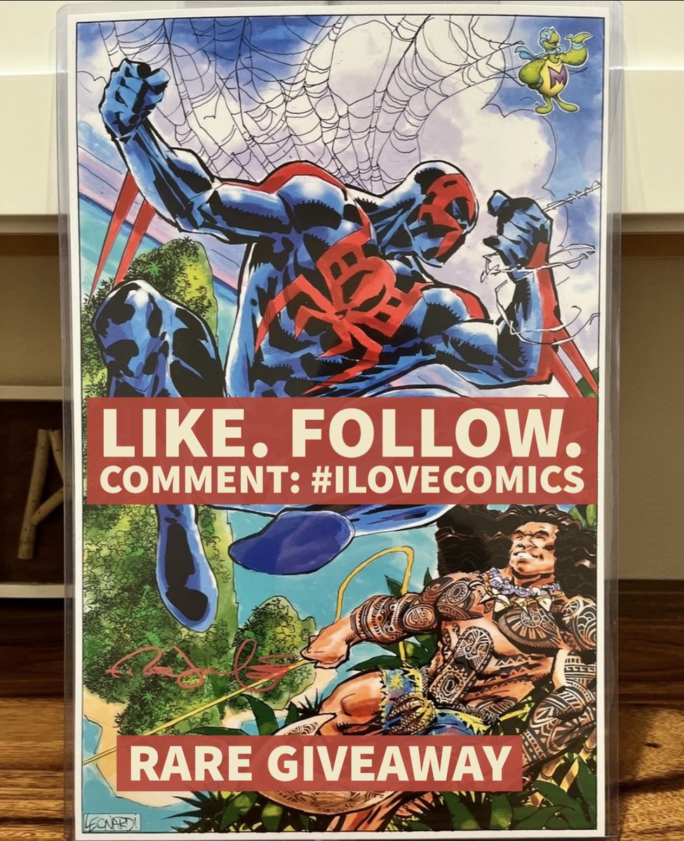 redphoenixcards's tweet photo. Rare signed print by Marvel artist Rick Leonardi. https://t.co/mkLcgdR3iR