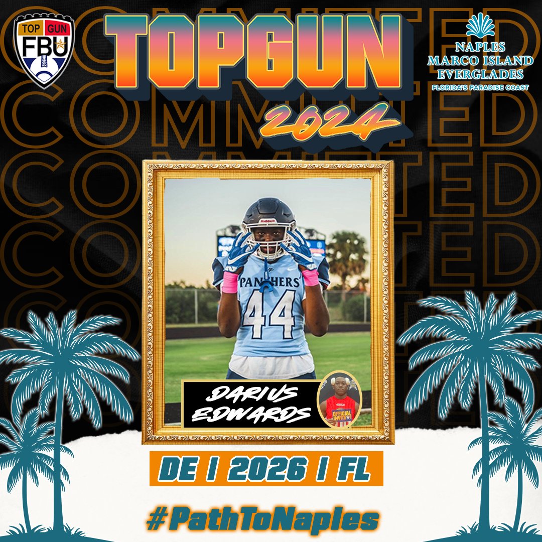 LOCKED IN 🔒✅ WE WILL SEE YOU AT TOPGUN 🔥 Are You Next? #GetBetterHere in 2024 Register for an FBU Camp and get seen TODAY 👏 #FBU #GetBetterHere #PathToNaples footballuniversity.org @DariusEdwards_ @NoahBest76